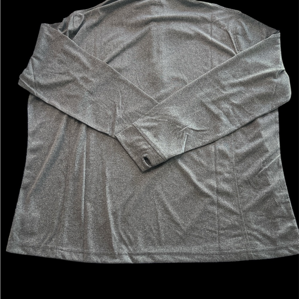 Vansport / MLB Gray Quarter-Zip Pullover Columbia Fireflies Womens XL - Picture 6 of 6